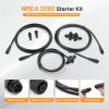 Elecbee NMEA 2000 Starter Kit, Marine NMEA 2K Network Accessories Marine Grade Backbone Cables Drop Cables Dual Tees Kits Male/Female Terminators for Lowrance, for Garmin, for Yamaha Outboard Engine view 2