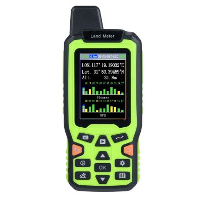 Land Area Measure, GPS Land Area Meter with 2.4-inch Display, Handheld Acreage Calculator for Farmers, Forest, Rice Paddy, Fish Pond, High Accuracy 2m for Agricultural Land Survey