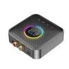 DBEIXIWEI DC 5V 1A Bluetooth Receiver Transmitter Wireless Audio Adapter RGB Color Light Support USB Flash Drive FM Radio Playback view 1