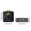 DBEIXIWEI DC 5V 1A Bluetooth Receiver Transmitter Wireless Audio Adapter RGB Color Light Support USB Flash Drive FM Radio Playback view 3