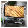 YHJCMBWLBBSH Triangle Monitor Stand Riser, Monitor Stand Riser Double-Layer, Computer Desktop Corner Shelf, Triangle Office Organization Rack view 1