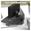 YHJCMBWLBBSH Triangle Monitor Stand Riser, Monitor Stand Riser Double-Layer, Computer Desktop Corner Shelf, Triangle Office Organization Rack view 4