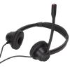 yiMANtrading 25mm. Business Headset, Binaural Corded Headset with HD Mic, Headband and Soft Ear Pads for Call Center Telemarketing Customer Service, Compatible with 25mm. Jack Devices view 2
