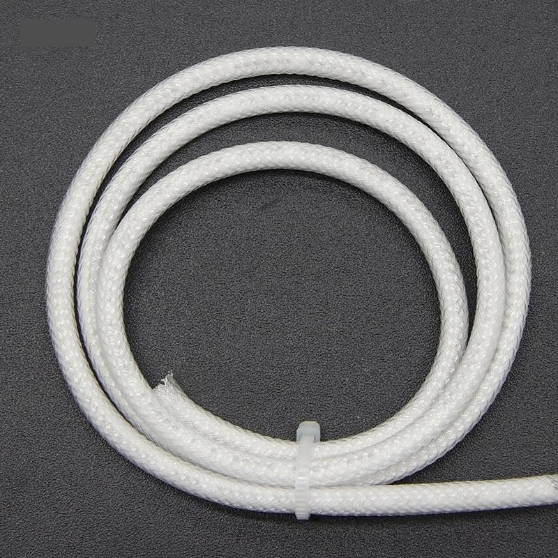 4mm PET Expandable Cable Sleeve - High Density Braided Wire Protection Sheath for Cables and Wires(Clear,3METER)