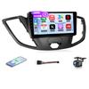 XGU 8Core 4G+64G Car Stereo for Ford Transit 2013 to 2019 Radio Wireless Apple Carplay Android Auto,9" Touch Screen for Transit Car Play GPS Navi 5G WiFi FM RDS EQ DSP Camera, Non. Large Screen view 1