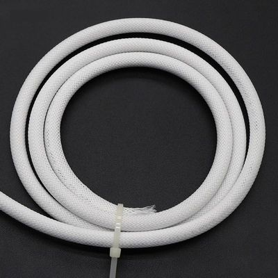 4mm PET Expandable Cable Sleeve - High Density Braided Wire Protection Sheath for Cables and Wires(White,50M)