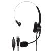 H360 RJ9 Telephone Headset, Single Sided Business Headset with RJ9 Plug, Volume Control, Noise Canceling Microphone, Lightweight for Call Centers Offices Customer Service view 1
