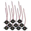 DOITOOL 10pcs Active Piezoelectric Buzzer - for Alarms and Warning Systems 3-24v Dc - Continuous Sound Buzzer High Decibel Electric Alarm Device for Safety and Games view 1