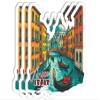 3Pcs Venice Italy Sticker - Travel Lover - Landscape - Sticker for Water Bottle - Mug - Laptop - Notebook - Luggage view 1