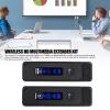 Tangxi Wireless HDMI Transmitter and Receiver, 4K Decode Input 1080P Output, HDMI Extender Kit, 2.4G 5G for Video and Audio to Monitor from PC Projector TV Box (Black) view 2