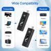 Tangxi Wireless HDMI Transmitter and Receiver, 4K Decode Input 1080P Output, HDMI Extender Kit, 2.4G 5G for Video and Audio to Monitor from PC Projector TV Box (Black) view 3
