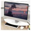 YHJCMBWLBBSH Triangle Wood Monitor Stand Riser, Corner Monitor Stand Office Corner Monitor Stand Wooden, Computer Holder For Living Room, Triangular Desk Shelf(White) view 1