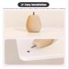 YHJCMBWLBBSH Triangle Wood Monitor Stand Riser, Corner Monitor Stand Office Corner Monitor Stand Wooden, Computer Holder For Living Room, Triangular Desk Shelf(White) view 4