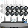 (4K Ultra HD & 4-Antennas Strong Signal) Outdoor Wireless Security Camera System Video Surveillance WiFi Cameras Systems view 1