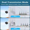 (4K Ultra HD & 4-Antennas Strong Signal) Outdoor Wireless Security Camera System Video Surveillance WiFi Cameras Systems view 4