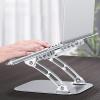 Aluminum Alloy Layer Folding Notebook Holder with Built-in Fan Heat Dissipation Bracket view 3