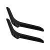 Black Tv Base Stand Replacement Feet Pedestal Televisions Legs Mounts Smart Tvs Table Top Desktop Universal Pp Bracket Holders view 3