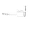 LIUZQWAED Multiple Screen Dissimilar Display Synchronizer, USB-C to Dual HDMI Video Converter, USB 3.0, Adapter Compatible with M1/M2 Mac, Windows view 2
