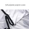 60-250 Inch Indoor Outdoor Portable Projector Screen, 16:9 Foldable Anti-Crease Washable Soft Projection Movie Screen with Bag for Home Theater, Camping(60 inch 16: 9) view 4