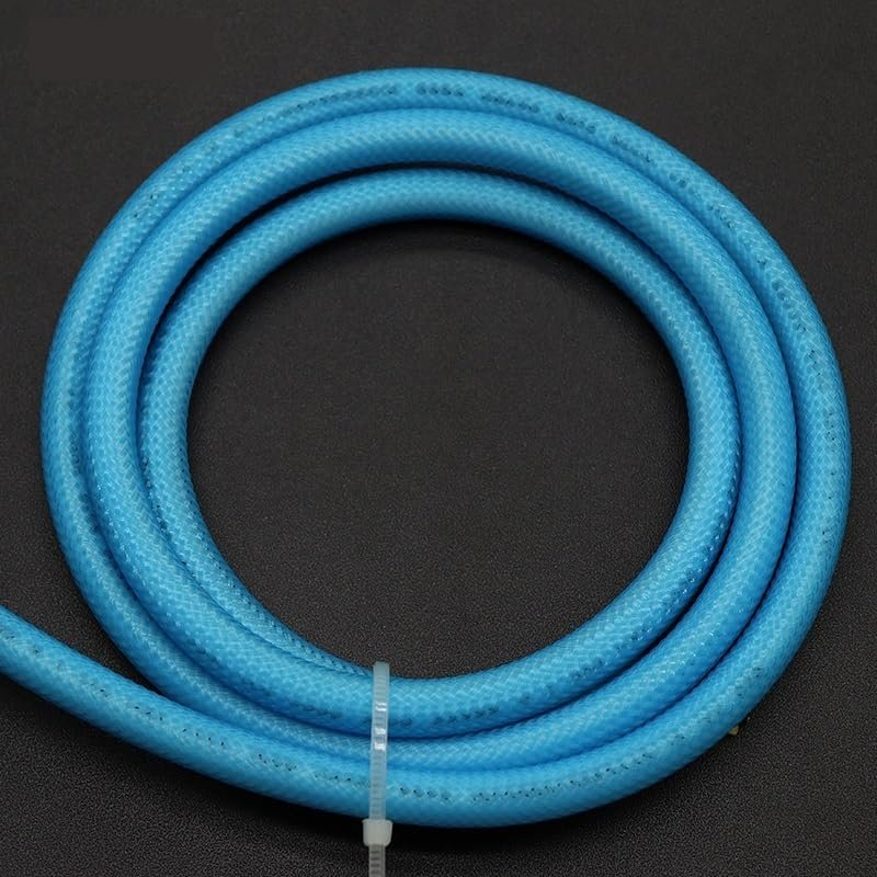 4mm PET Expandable Cable Sleeve - High Density Braided Wire Protection Sheath for Cables and Wires(Blue,1M)