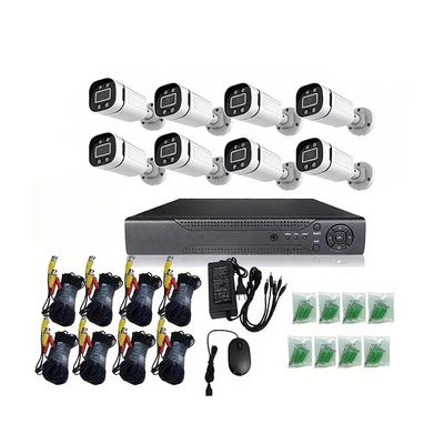 8CH 1080P Security Camera System DVR 5MP Indoor Outdoor IP66 Weatherproof Bullet CCTV Cameras with IR Night Vision LEDs, Easy Remote Access,Home Surveillance System (8CH,5MP)