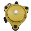 Comadsvey Yellow Survey Tribrach with Optical Plummet & Carrier Fixed Adapter, 5/8x11 Male Thread Screw Mount for GPS GNSS RTK Prism Pole Total Station view 1