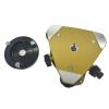 Comadsvey Yellow Survey Tribrach with Optical Plummet & Carrier Fixed Adapter, 5/8x11 Male Thread Screw Mount for GPS GNSS RTK Prism Pole Total Station view 3