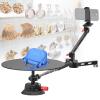 360 Rotating Photography Turntable for Product Shoots & Video Recording, Suction Cup Base Camera Slider, Ideal for Professional Photography & Commercial Use view 1