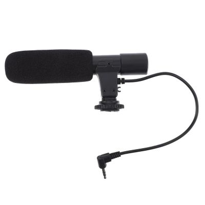 LABRIMP High-Sensitivity DSLR Camera Microphone with Stereo Plug Compact Condenser Recording Mic for Photography Interviews and Vlogging Easy Mount Design for Digital Cameras