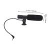 LABRIMP High-Sensitivity DSLR Camera Microphone with Stereo Plug Compact Condenser Recording Mic for Photography Interviews and Vlogging Easy Mount Design for Digital Cameras view 2