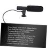 LABRIMP High-Sensitivity DSLR Camera Microphone with Stereo Plug Compact Condenser Recording Mic for Photography Interviews and Vlogging Easy Mount Design for Digital Cameras view 3
