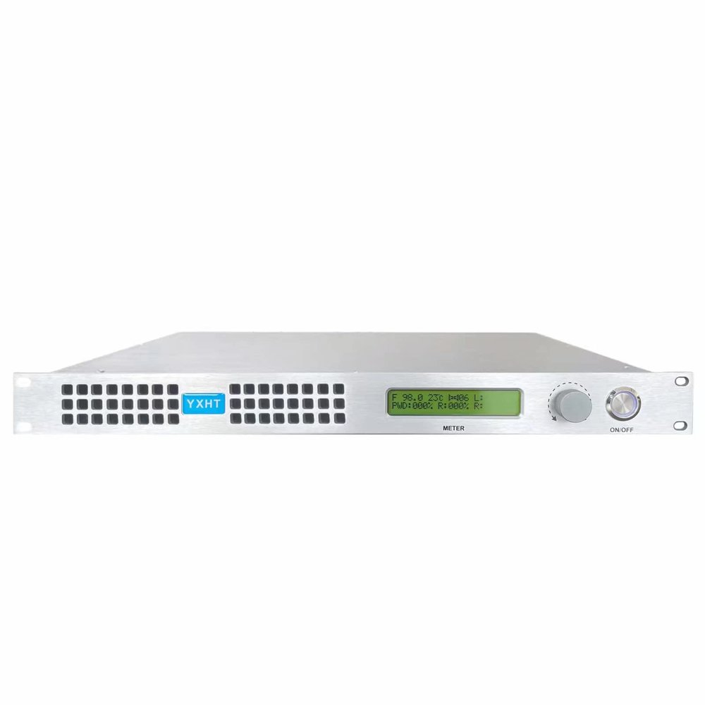 50W FM Radio Transmitter for Broadcasting, Professional Long Range 50watt Low Power 50watt FM Broadcast Transmitter for Church and Radio Station Home