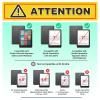 Case for 7" Kindle Paperwhite 12th Generation 2024 and Kindle Colorsoft, Multi-Angle Viewing Leather Smart Stand Back Cover with Auto Sleep Wake, Colorful Hearts view 2