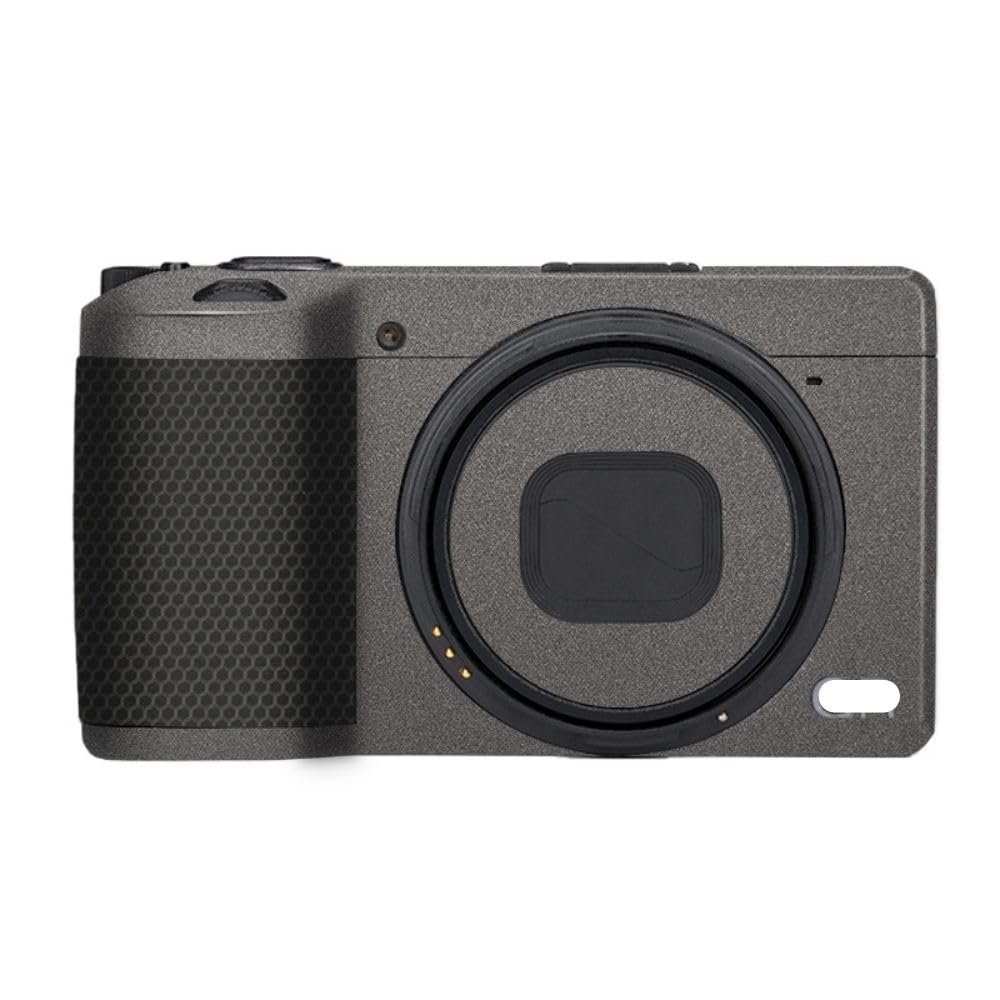 Mebont Camera Decal Skin for RICOH GR IV 3M Material Sticker Waterproof Camera Protector(Matte Gray)