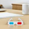 Angoily 200pcs 3D Eyeglasses Red and Blue Anaglyph Cardboard Glasses for Movies Theater Film Viewing Festival view 4