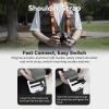 3-in-1 Camera Strap with Quick Release, Shoulder Strap for Camera, Wrist Strap & Bag Hanger, Multi-Function Carrying System with Fast Connect view 3