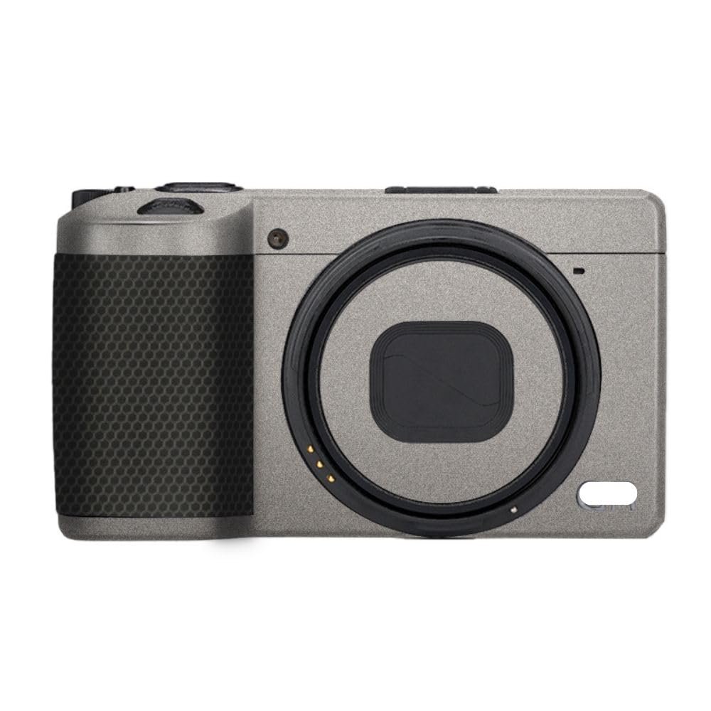 Mebont Camera Decal Skin for RICOH GR IV 3M Material Sticker Waterproof Camera Protector(Titanium)