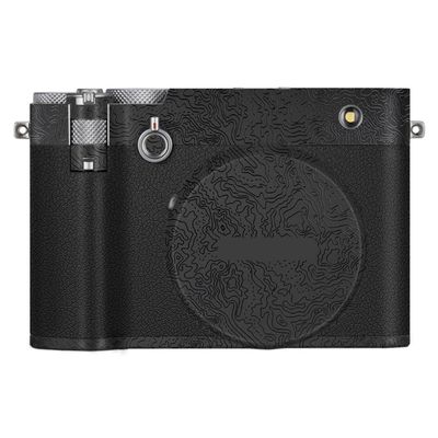 GFX100RF Anti-Scratch Camera Cover Skin Sticker for FujiFilm GFX 100RF Camera Protector Film Skin Decals(Contour Black)