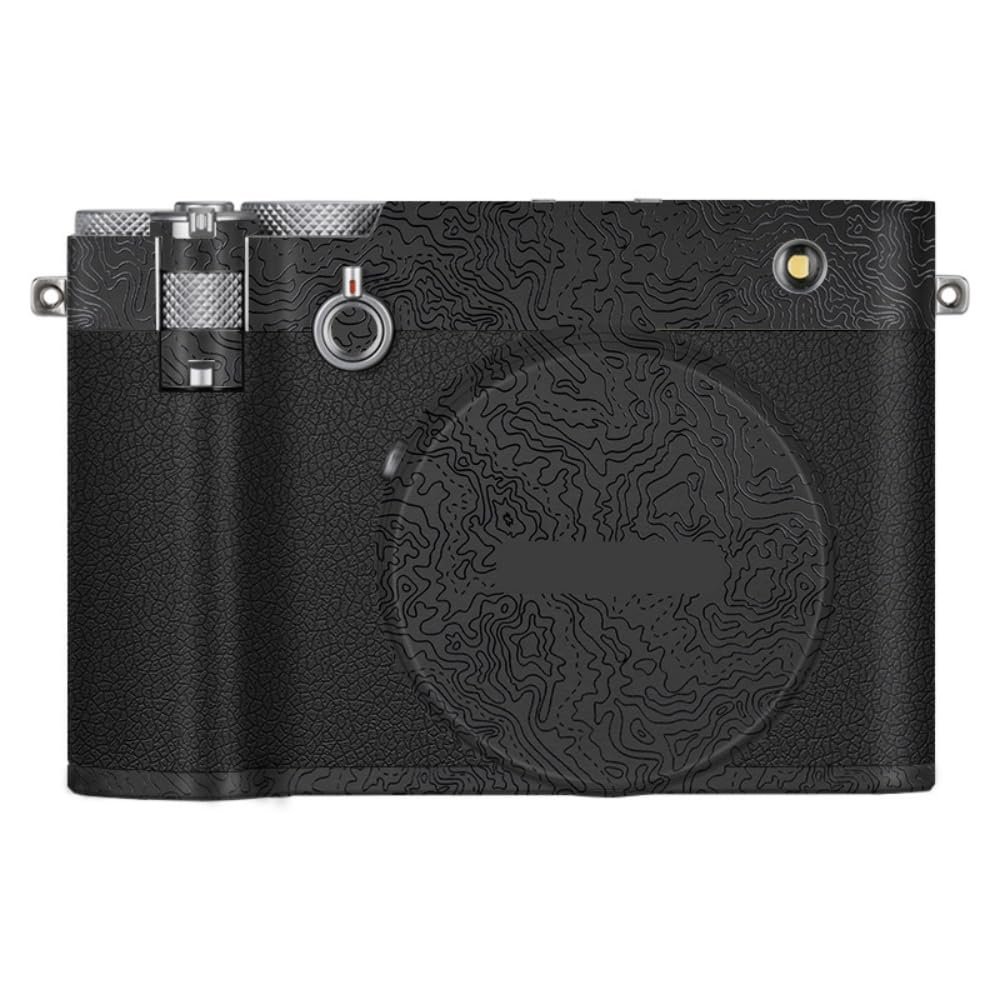 GFX100RF Anti-Scratch Camera Cover Skin Sticker for FujiFilm GFX 100RF Camera Protector Film Skin Decals(Contour Black)
