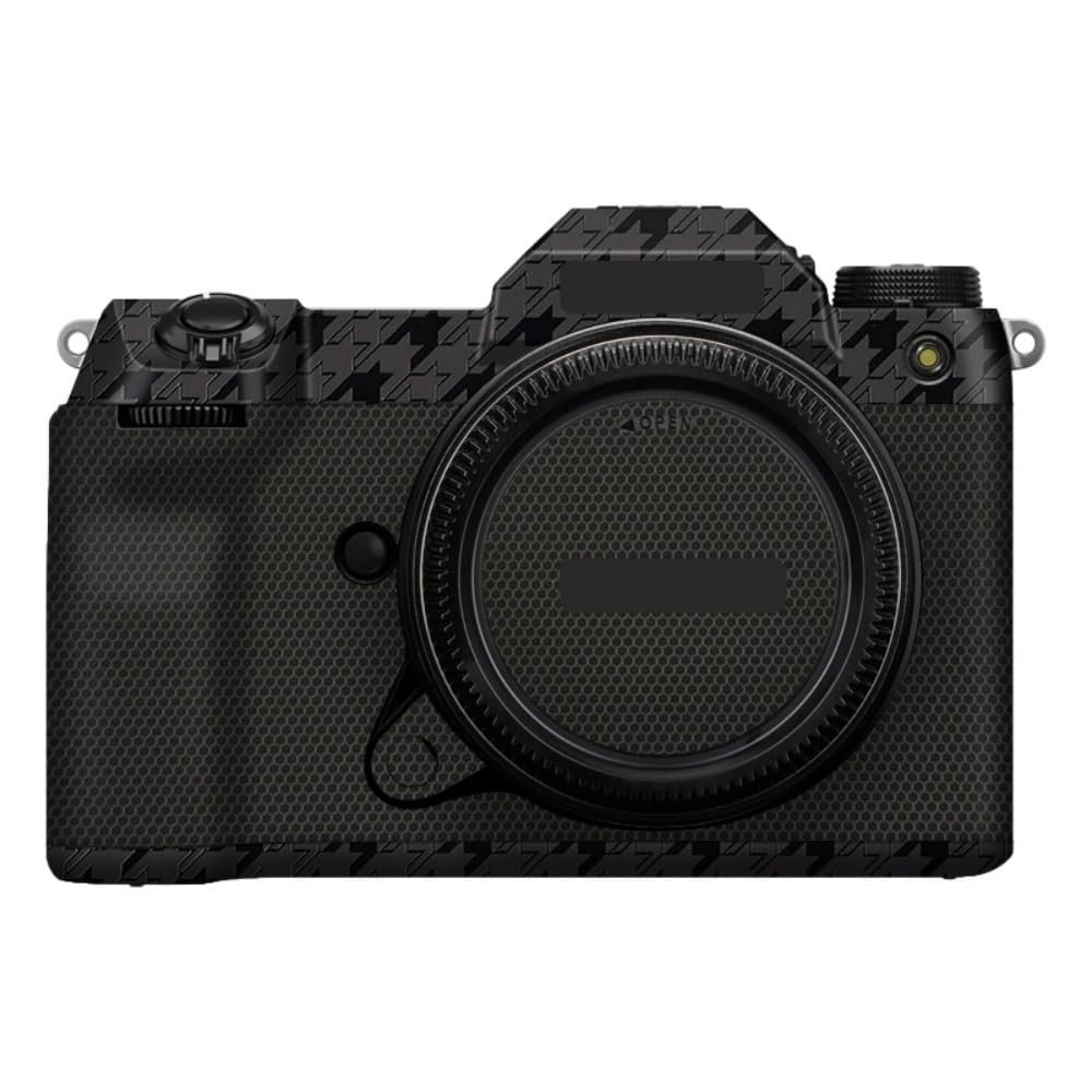 GFX100S II Camera Cover Skin Sticker for FujiFilm GFX100S Mark II Camera Accessories Decoration GFX 100SII (Plover Black)