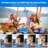 5K Digital Camera WiFi Autofocus Vlogging Camera for YouTube 48MP Camera for Photography and Video, 3.5" Screen Travel Cameras with UV Filter, Anti-Shake,16X Digital Zoom,32GB SD Card,2 Batteries view 2