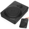 Angoily underseat subwoofer: 10 Inch Under Seat Powered Car Subwoofer with Built-in Amplifier & Light for Car Truck Audio Systems view 1