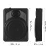 Angoily underseat subwoofer: 10 Inch Under Seat Powered Car Subwoofer with Built-in Amplifier & Light for Car Truck Audio Systems view 2