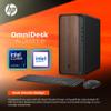 HP OmniDesk Desktop PC, Intel Core Ultra 7 265(>i9-12900K, 5.3 GHz), AI Ready Prebuilt Tower, Copilot, WiFi 6, Wireless Keyboard & Mouse, Windows 11 Pro, Dark Wood, Black(64GB DDR5 RAM | 1TB SSD) view 2