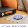 LIOOBO 10pcs Writable DVD Discs: Media - Video DVD-R for Burning Backup - Digital Storage Discs for Computers Photo Archives view 3