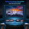 2200 ANSI 4K FHD Projector with WIFI Bluetooth,Smart Auto Focus,ARC,DoIby Audio 30W Speaker,PPT,Outdoor Movie Home Theater Projector 4k HDR10,50%Zoom,500''Display,Compatible w/ TV Stick,iOS,Android,PC view 4
