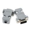 5PCS RS232 Serial Port Connector DB9 Female Male Socket Plug Connector 9pin Copper RS232 Socket Adapter Plastic Shell(DB9 Male Head) view 1