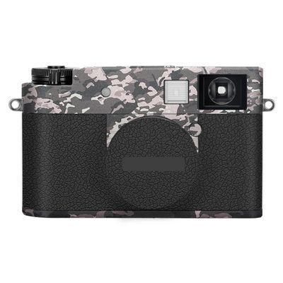 X-Half Camera Body Sticker Protective Skin Film Kit Skin Accessories Vinyl Wrap Decals for FujiFilm X-Half XHalf(Field Camouflage+Leather Black)