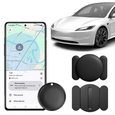 (Android Only) Tracker Device for Vehicles, Car Tracker Works with Google Find Hub, Easily Find, Encrypted Location Data, Magnetic Tracking Devices for Cars Hidden, No Subscription Or Monthly Fee