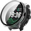 3 Pack Hard Case for Suunto Race 2 with Screen Protector, Hard PC Protective Case Shockproof Anti-Scratch Bumper Cover with Tempered Glass (Clear/Clear/Clear) view 2